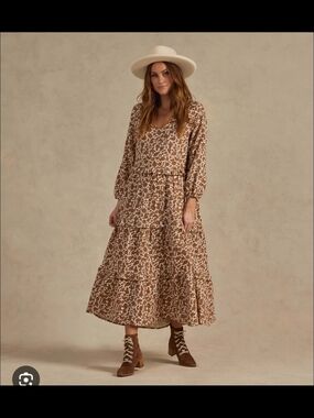 Rylee & Cru Boho Tiered Floral Maxi Dress